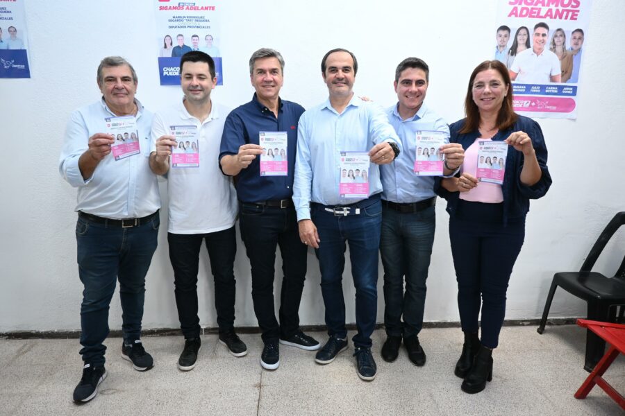 Sáenz Peña: “El domingo se elige la posibilidad de seguir avanzando y con orden”, expresó Zdero