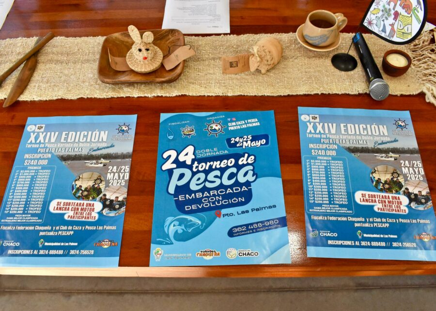 El gobierno provincial acompañará el xxiv torneo de pesca variada con devolución en Las Palmas