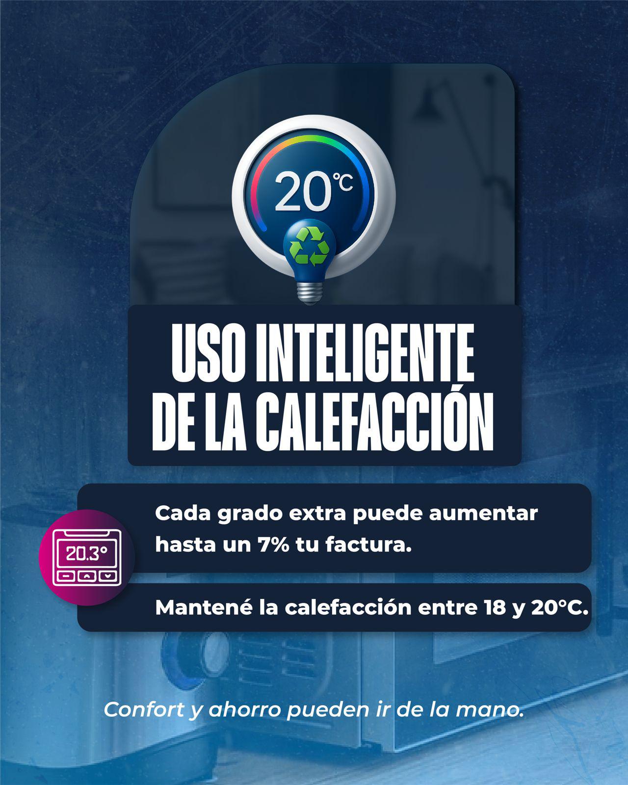 EL GOBIERNO DEL CHACO IMPULSA UNA CAMPAÑA DE AHORRO ENERGÉTICO PARA EL INVIERNO A TRAVÉS DE SECHEEP