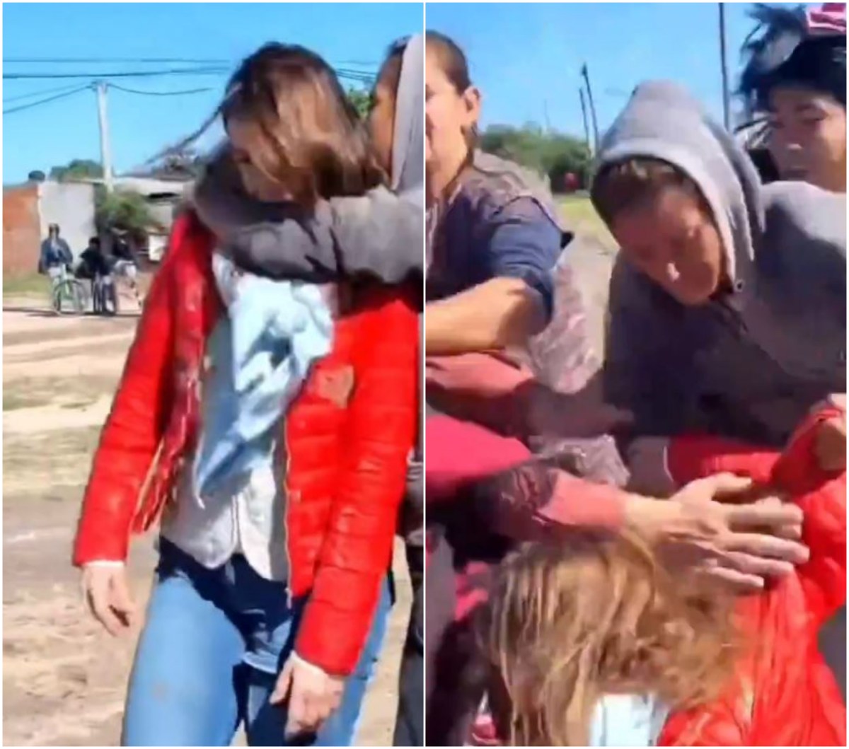 Video: una diputada de la UCR sufrió una violenta agresión por militantes de Insfrán