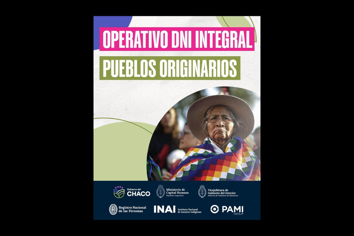 COMIENZA ESTE LUNES 30: NUEVO OPERATIVO DE DOCUMENTACIÓN INTEGRAL PARA COMUNIDADES ORIGINARIAS
