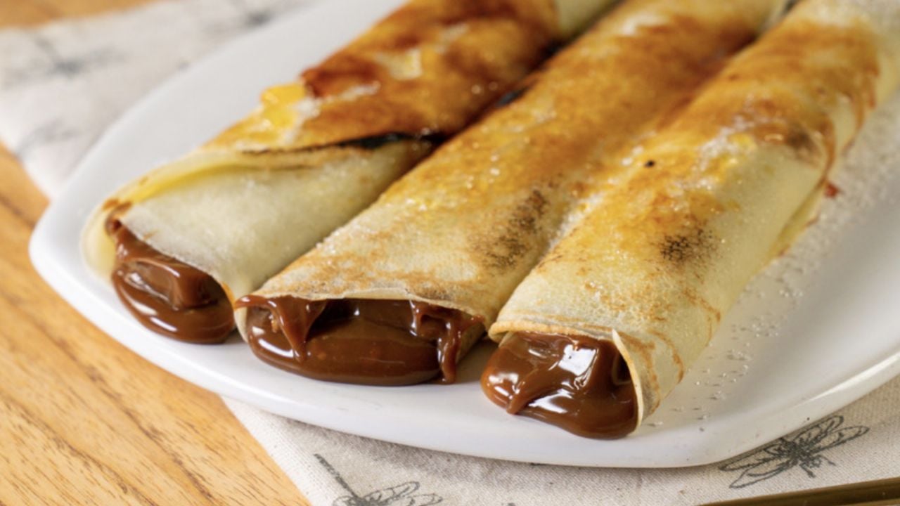 Cómo hacer panqueques con dulce de leche