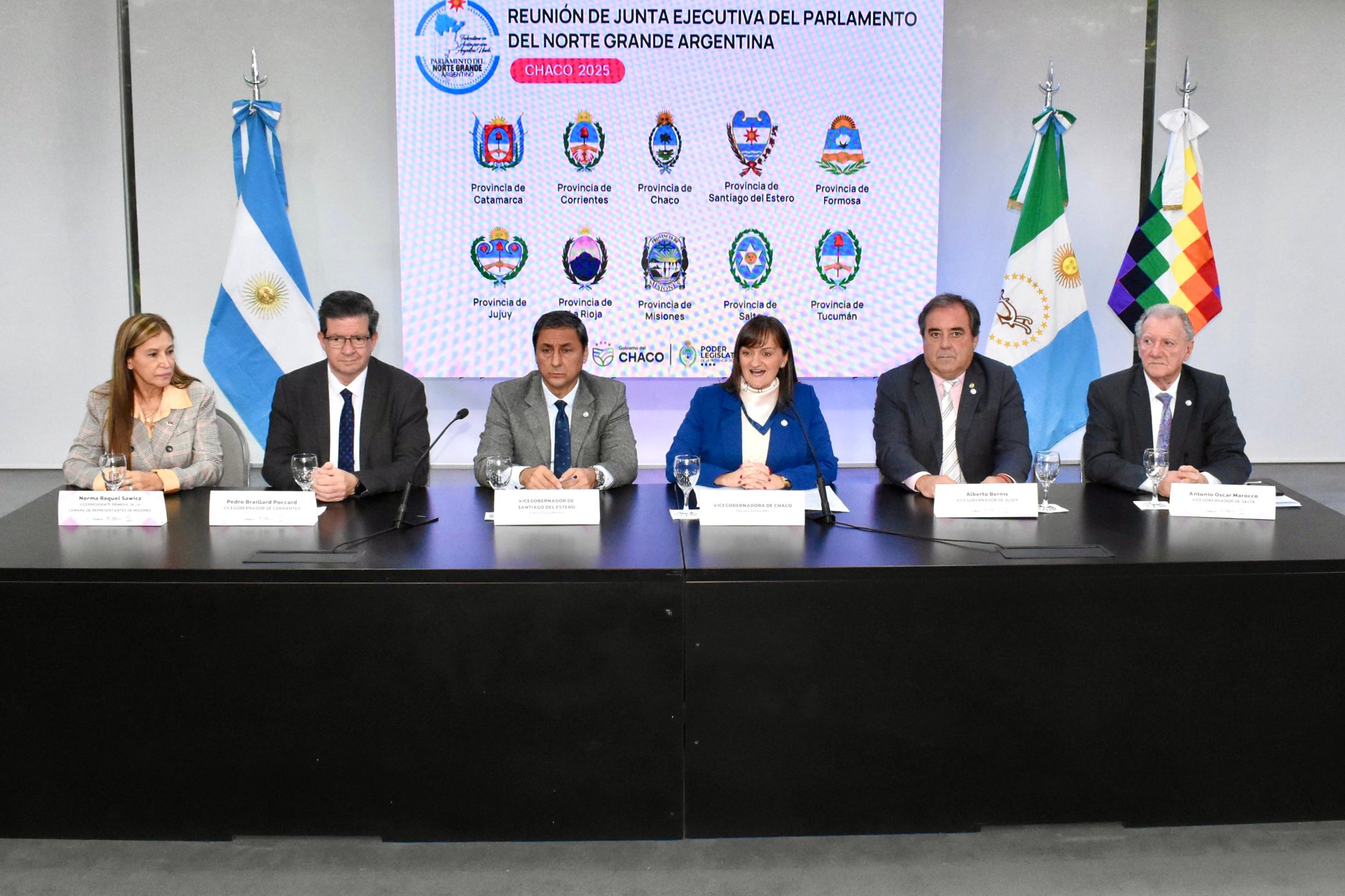 LA JUNTA EJECUTIVA DEL NORTE GRANDE SESIONÓ EN CHACO CON IMPORTANTES DEFINICIONES SOBRE FEDERALISMO, SEGURIDAD Y DESARROLLO REGIONAL