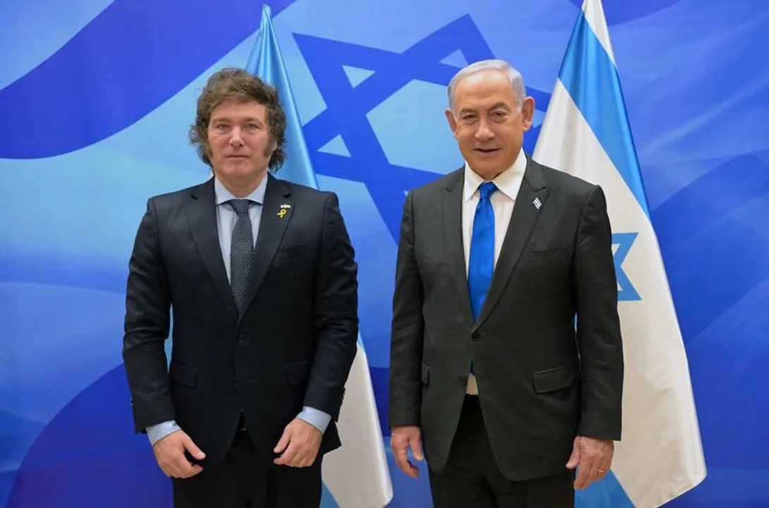 Javier Milei le comunicó a Netanyahu su apoyo en pleno fuego cruzado con Irán