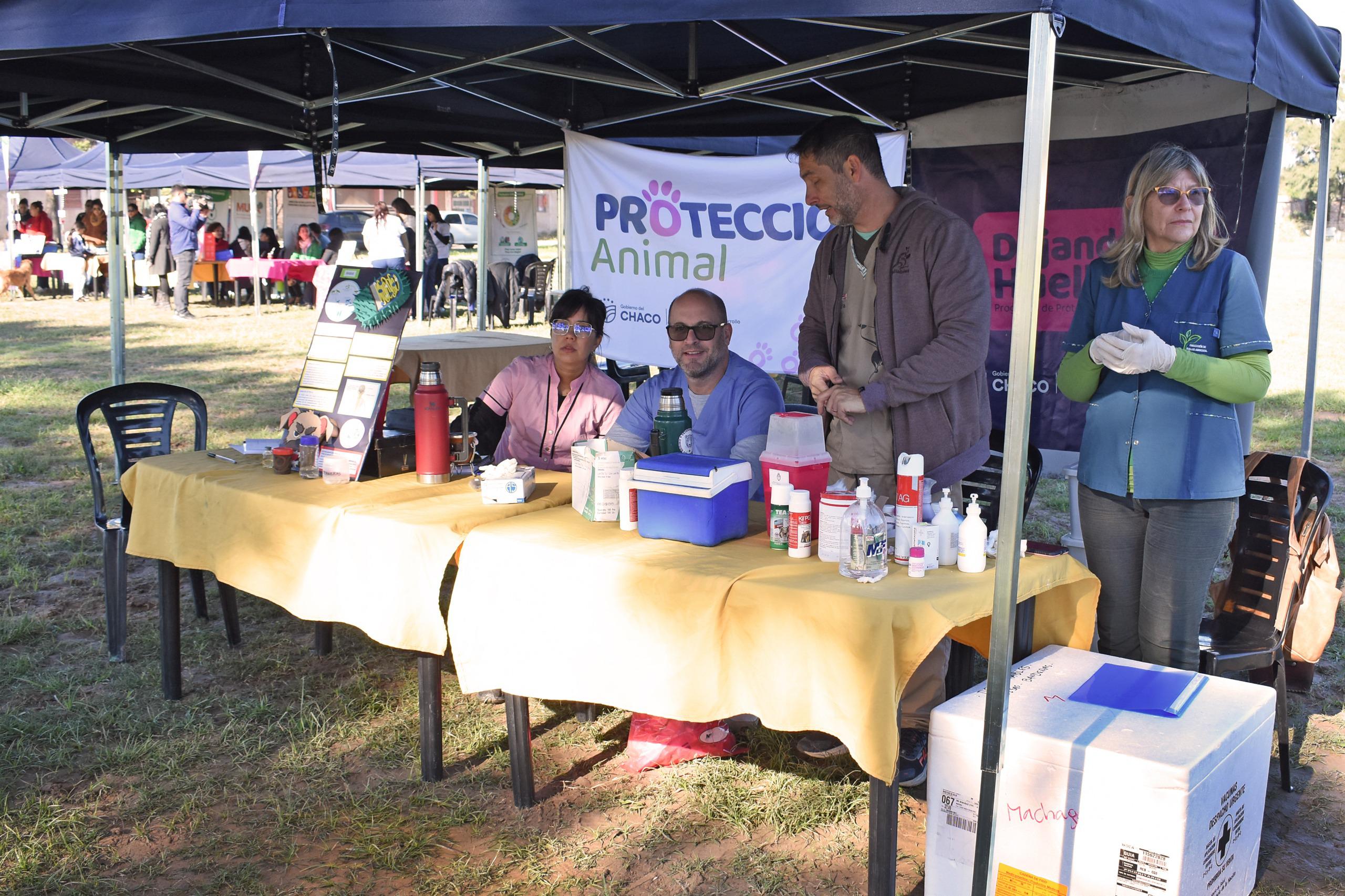 ”DEJANDO HUELLAS”: EL PROGRAMA PROVINCIAL DE PROTECCIÓN ANIMAL LLEGÓ A LA ZONA SUR DE RESISTENCIA