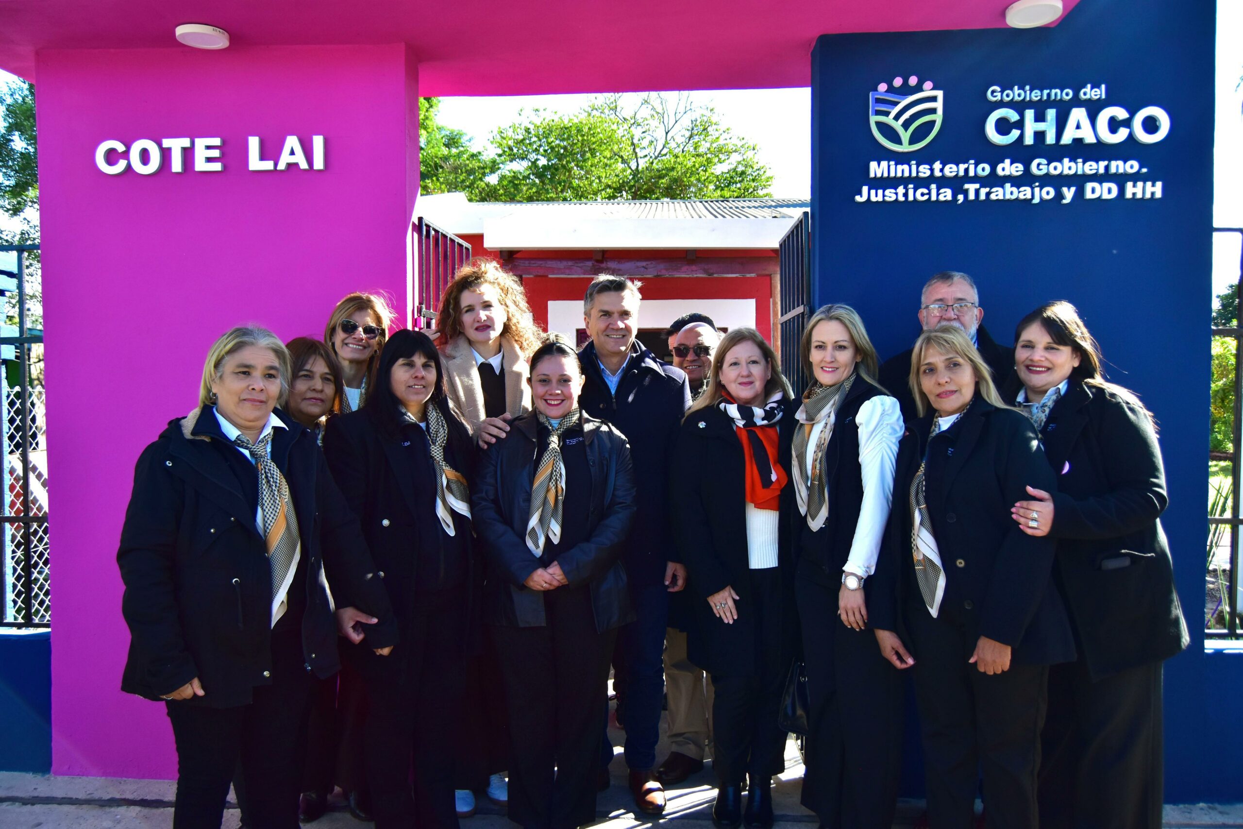 COTE LAI: EL GOBERNADOR ZDERO INAUGURÓ EL NUEVO REGISTRO CIVIL