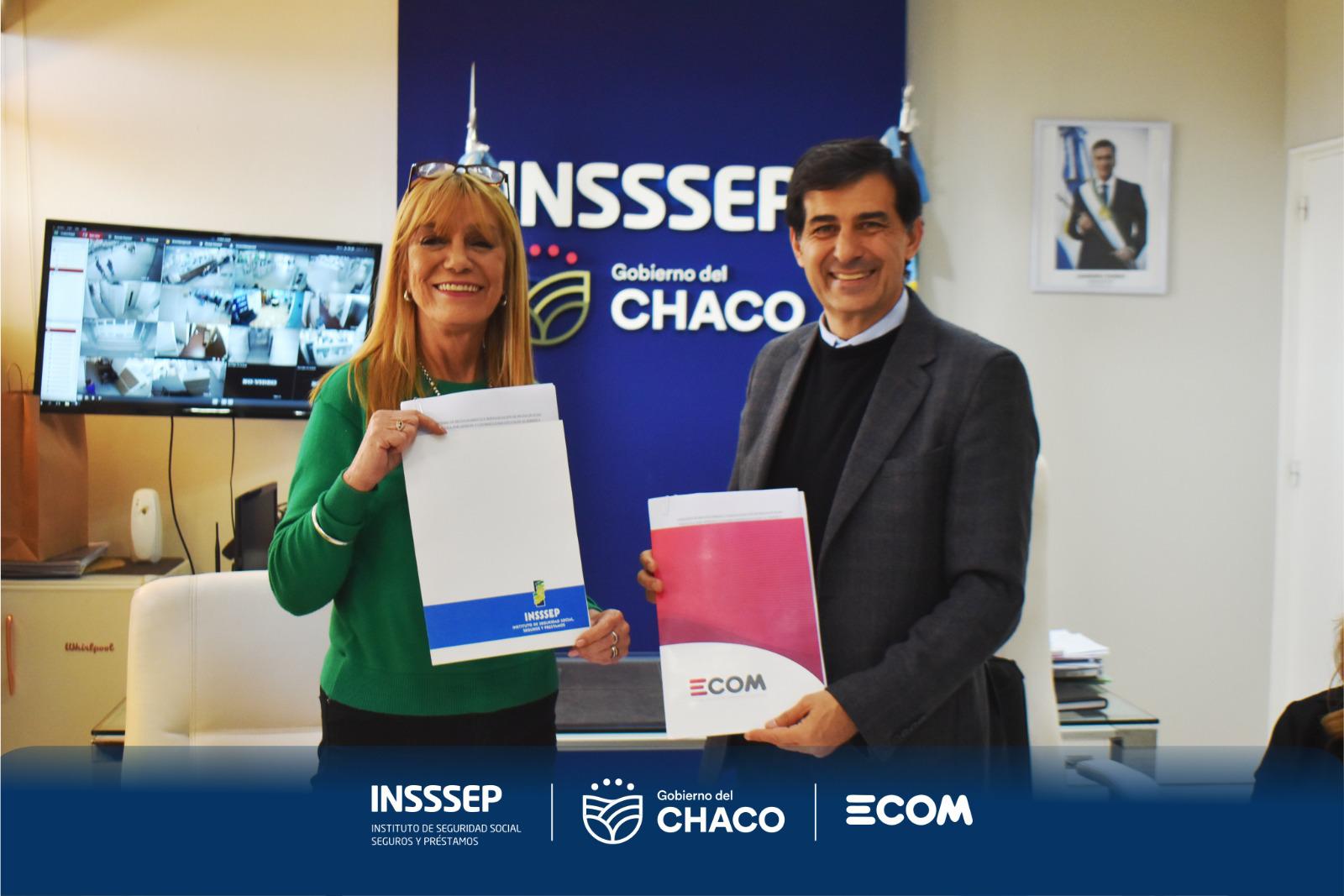 ACUERDO ENTRE INSSSEP Y ECOM PARA EL RECONOCIMIENTO Y REFINANCIACIÓN DE DEUDA