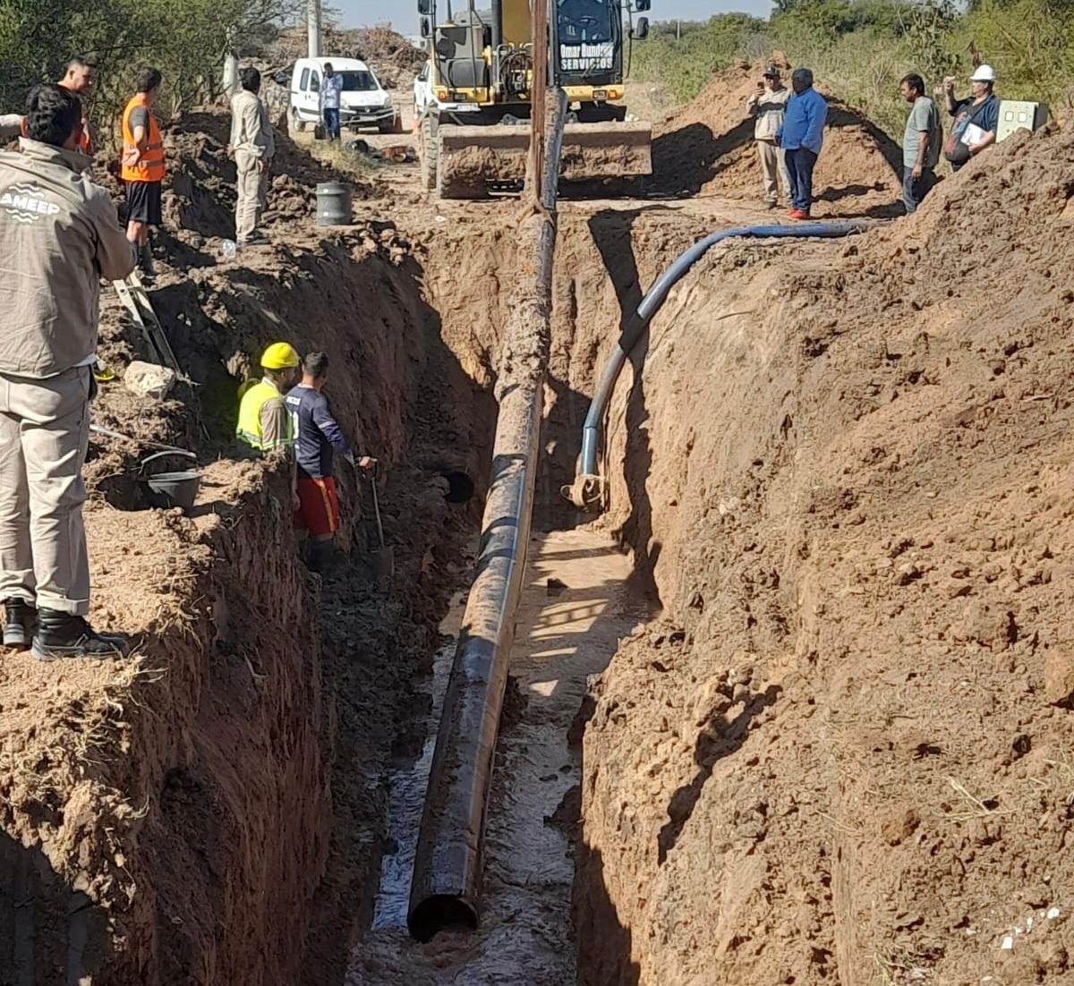 RESPUESTA INMEDIATA: SAMEEP CULMINÓ LA REPARACIÓN DEL ACUEDUCTO COLONIA BENÍTEZ – MARGARITA BELÉN